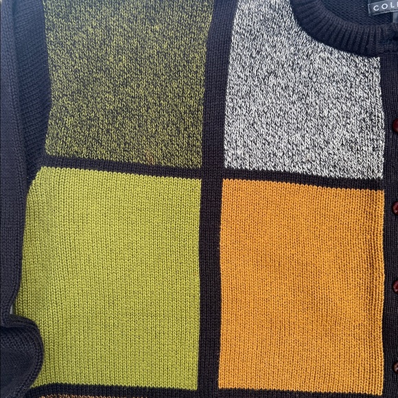 🍱Vtg 90s Basco cardigan sweater🍱 - Picture 4 of 8